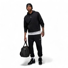 Air Jordan 2 Piece Set Dri-fit Men's Tracksuit Matching Black Hoodie Joggers