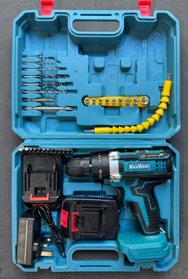 36V Akku Bohrschrauber Set 2 Akkus Ladegerät Koffer & Zubehör