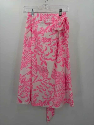 Gebrauchter Maxirock Lilly Pulitzer Rosa Größe 00 - Bild 1 von 3