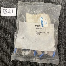 (10) FESTO QS-1/8-6 Air Joint