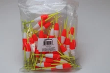 2" inch TORPEDO Spring Stick Foam Fishing FLOAT Pencil Bobber - 50-Count