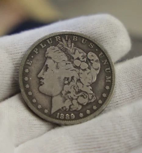 1889 O US Morgan Silver Dollar $1 VG