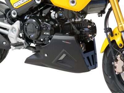 Fits Honda Grom MSX125 2021-2024 Matt Black & Silver Mesh  Belly Pan  Powerbronz