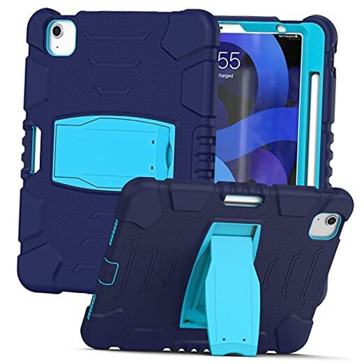 iPad Air 5th Gen 2022 Protective Case with Kickstand in Navy Blue-image