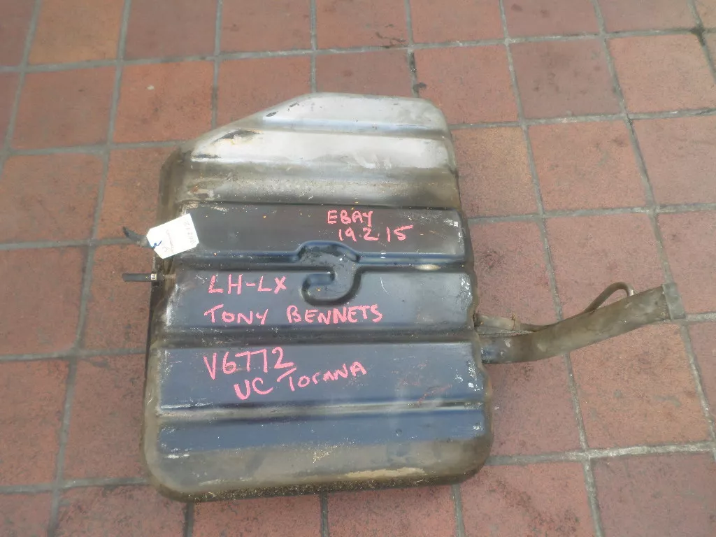 Torana fuel tank outlet