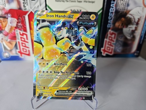 Iron Hands ex - Pokémon TCG Paradox Rift Holo Double Rare Card 070/182 MINT