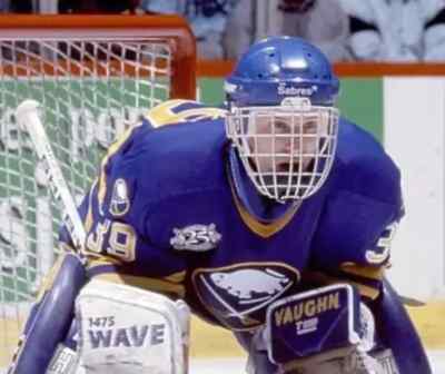 Cooper SK2000 HM50 Goalie Mask Hockey Buffalo Sabres Dominic Hasek Vintage