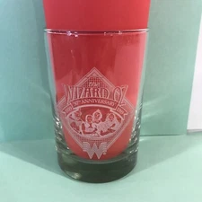 The Wizard of Oz 1939-1989 50th Anniversary Whataburger Collectors Etched Glass
