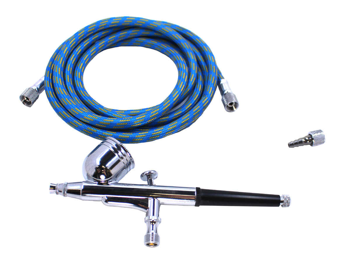Spaz Stix Dual Action Gravity Feed Airbrush & Air Compressor Combo Kit SZX50000