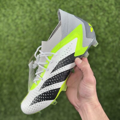 Adidas Predator Accuracy .1 Firm Ground White Soccer Cleat GZ0035 Men Size 11.5