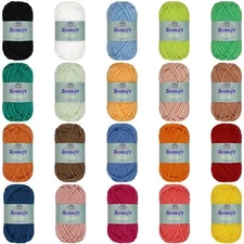 JubileeYarn Spongy Dish Yarn - Worsted Nylon Dishcloth - 50g/Skein - Variety ...