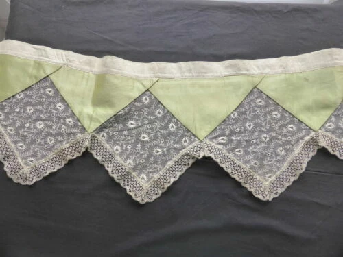 Textiles anciens du XXe siècle nappes verts