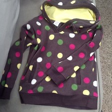 Girls medium 7/8 pullover polka dot fleec from Gymboree