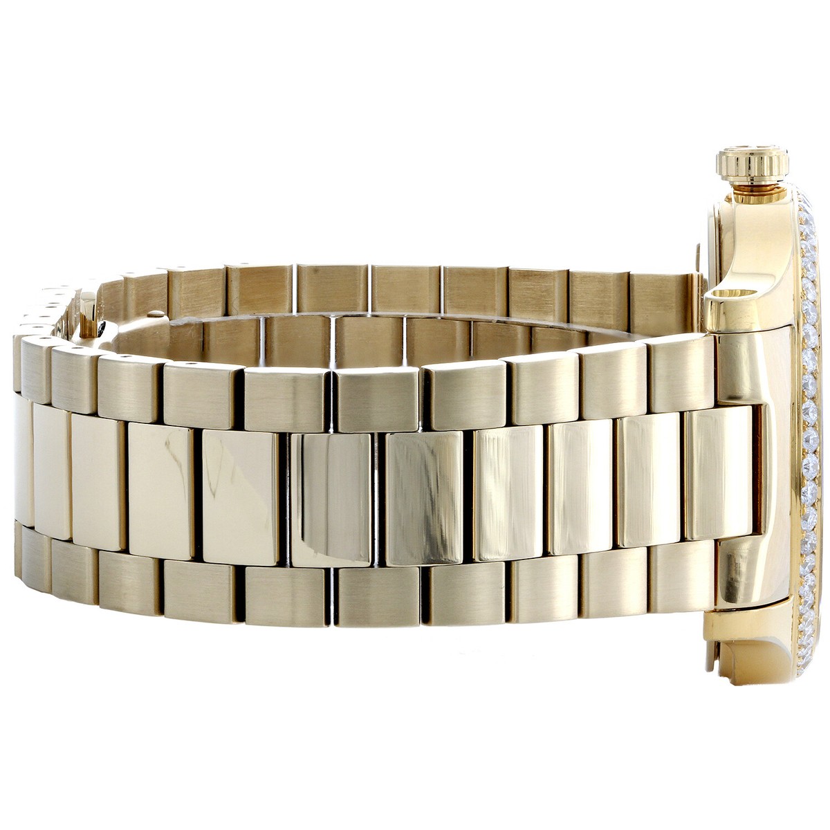 Gucci Ya126461 Diamond Watch G-Timeless 38mm Gold PVD Steel