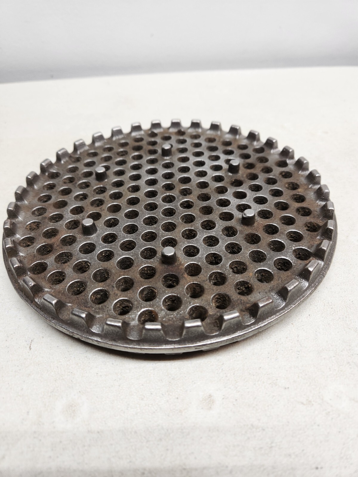 ENTERPRISE 6/8 QT STRAINER PLATE SAUSAGE STUFFER LARD WINE FRUIT PRESS