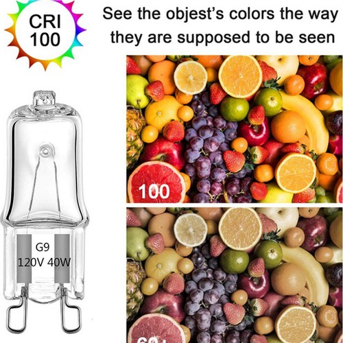 8 Pack G9 Bulbs 40W Warm White T4 Type 2 Pin Base Light Bulb 120V Fast Ship - Picture 4 of 10