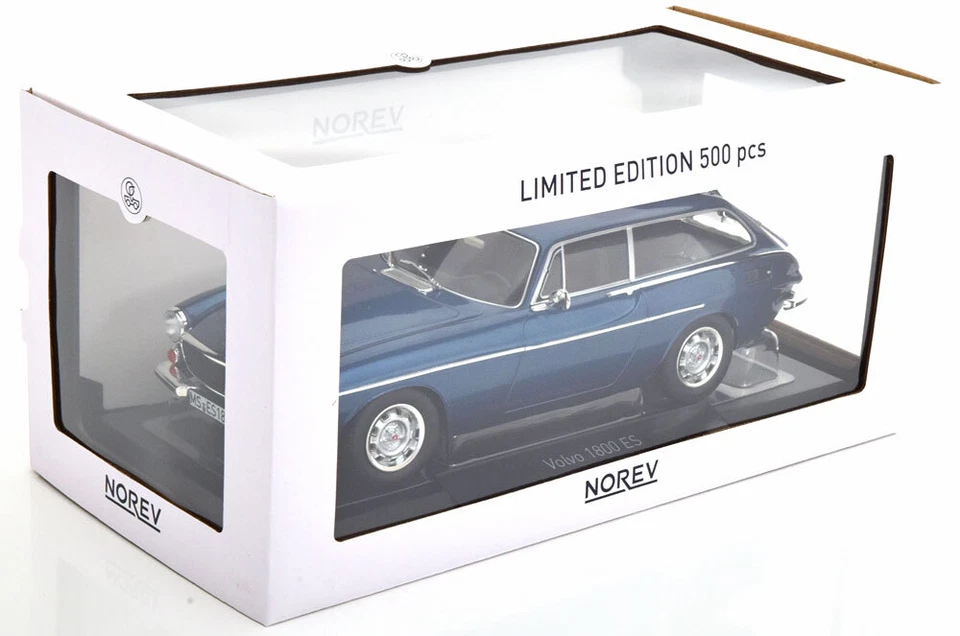 1:18 Norev Volvo P1800 ES 1973 darkblue-metallic - Bild 3 von 4