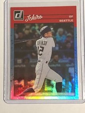 2023 Panini Donruss Variation Holo Purple Reversed Image #266 Ichiro Suzuki