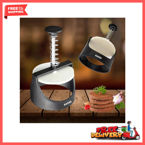 QASHU Burger Press Round Shape Smash Burger Press Patty Maker Press Burger Meat - Picture 1 of 6