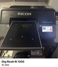 Excellent Condition Ricoh RI-1000 DTG printer