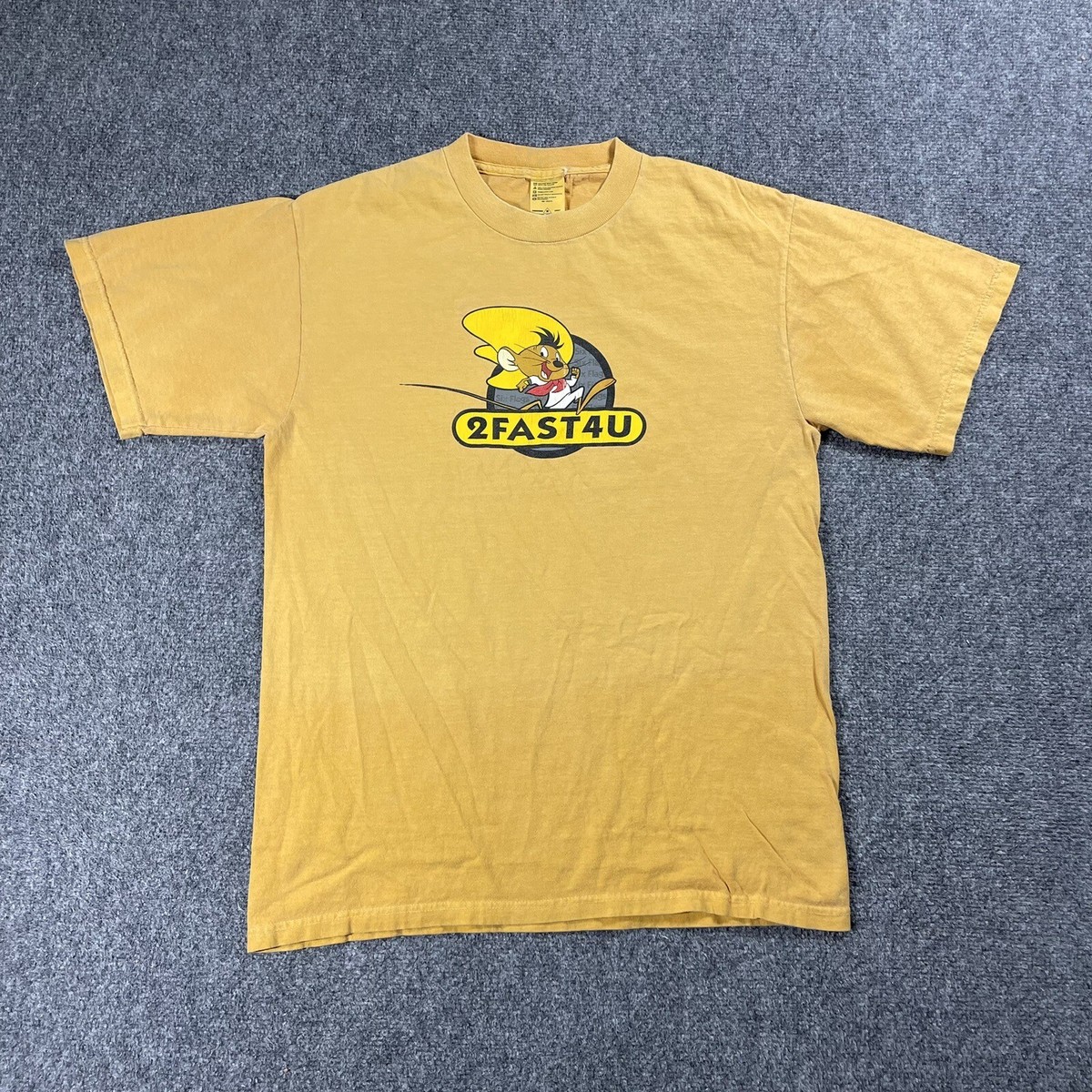 VINTAGE Six Flags Looney Tunes Speedy Gonzales T Shirt Size Medium