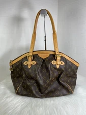 Louis Vuitton Handbag Sholder Bag Monogram Tivoli Authen