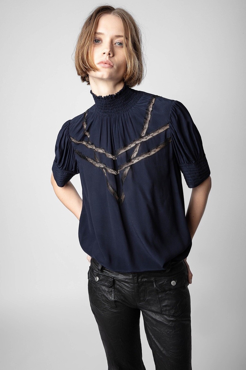 ZADIG & VOLTAIRE フレア Tシャツ JWTS026900 CARBONE ZADIG & VOLTAIRE フレア Tシャツ JWTS026900 CARBONE 2023