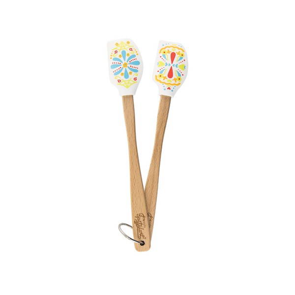 Tovolo Spatulart Mini Spatulas With Fiesta Graphic Heat Resistant Dishwasher - for sale online