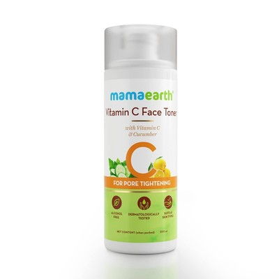 Mamaearth Vitamin C with Vitamin C & Cucumber for Pore Tightening | 200 ML