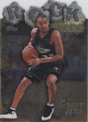 1997-98 Bowman's Best GRANT HILL Atomic Refractor #7 *Pistons* BGS