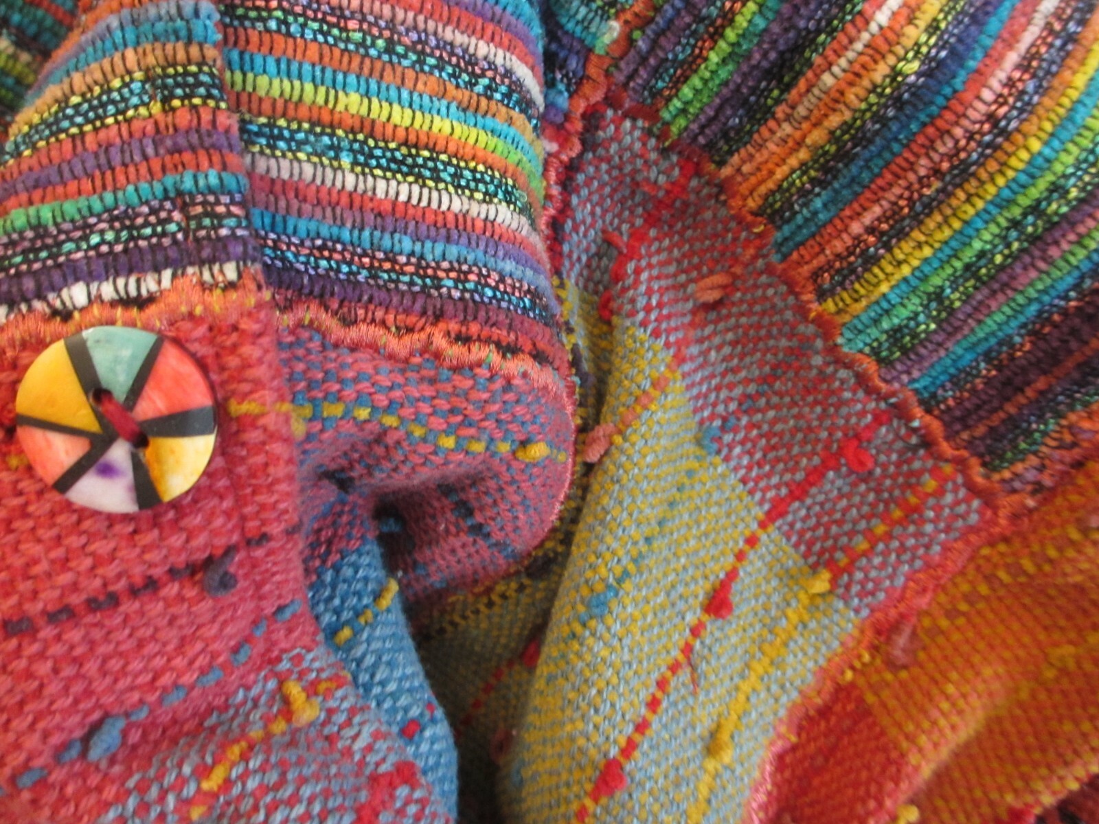 TRAVELSMITH MULTICOLOR SERAPE PATCHWORK TEXTURED … - image 3