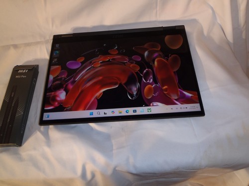 MSI Summit E14FLIPEVO A12MT-O15 14" QHD+FINGER TOUCH PANEL LAPTOP W/INTEL IRIS - Picture 7 of 8