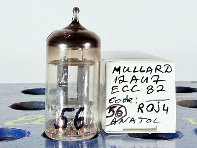 Mullard ECC82 12AU7 Code ... R0J4 Tested Like NOS Balanced Tube