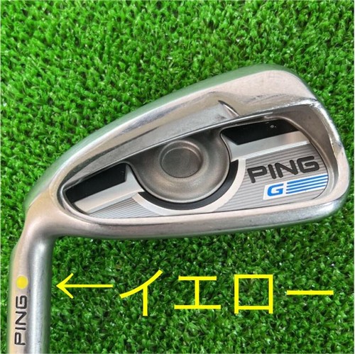 LH Ping 2016 G Eisen Set 6-9 Pw 5 Stck. links N.S.PRO Zelos7 Regular Herren Golf Stahl - Bild 8 von 9