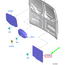 Porte arrière et accessoires Ford TOURNEO