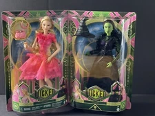 Mattel WICKED Movie Dolls GLINDA & ELPHABA 2024 MISPRINT NIB