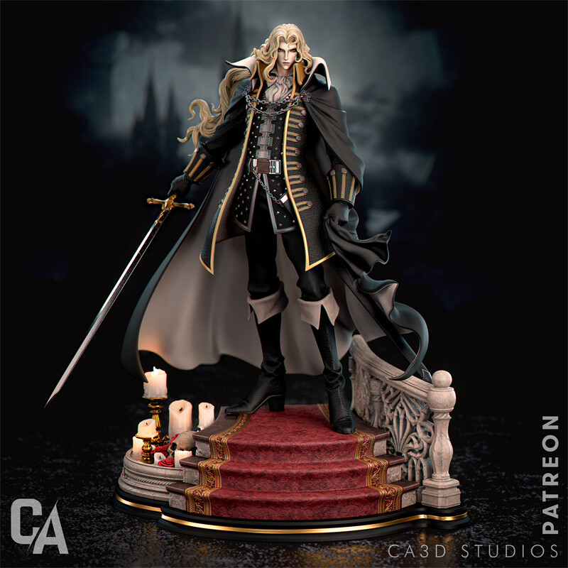 THE ALUCARD SHOW セット Alucard Castlevania 3D Printing Unassembled Unpainted Model Resin