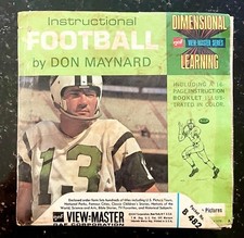 View-Master Instructional Football by Don Maynard Reel Set