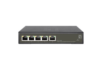 LevelOne Hilbert 5-Port Gigabit PoE Smart Lite Switch, 5x RJ-45, 60W PoE+