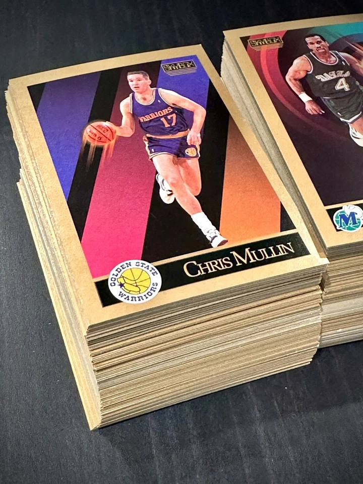 Лот (595) 1990-91 Skybox баскетбольные карточки + звезды - Изображение 4 из 4