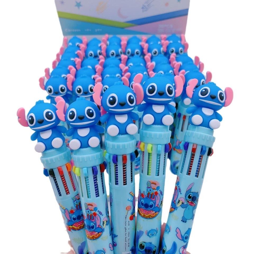 Stitch Luminous Ballpoint Pen 4/6/8/10/12 Color Fluorescent Pen Children Gift - Image 2 of 4