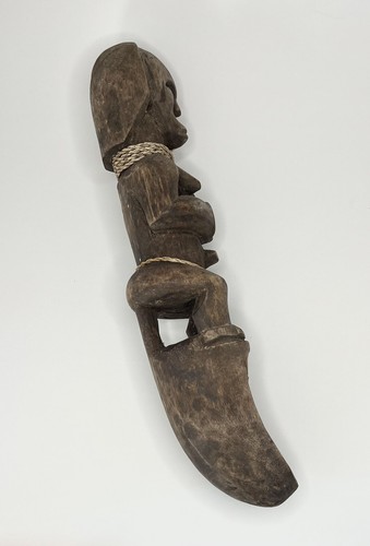 Large Ceremonial Spoon. Female Figure. Fang Peoples. Gabon. Central Africa - Picture 6 of 16