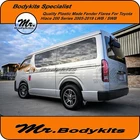 Fender Wheel Guard Fender Flare For Toyota Hiace 2005-2019 LWB/SWB, Mr Bodykits