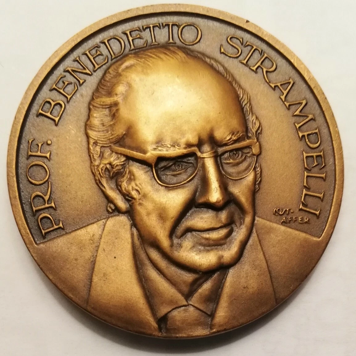 Medaglia PROF. BENEDETTO STRAMPELLI - SOI Società Oftalmologica Italiana - Affer - Foto 1 di 2