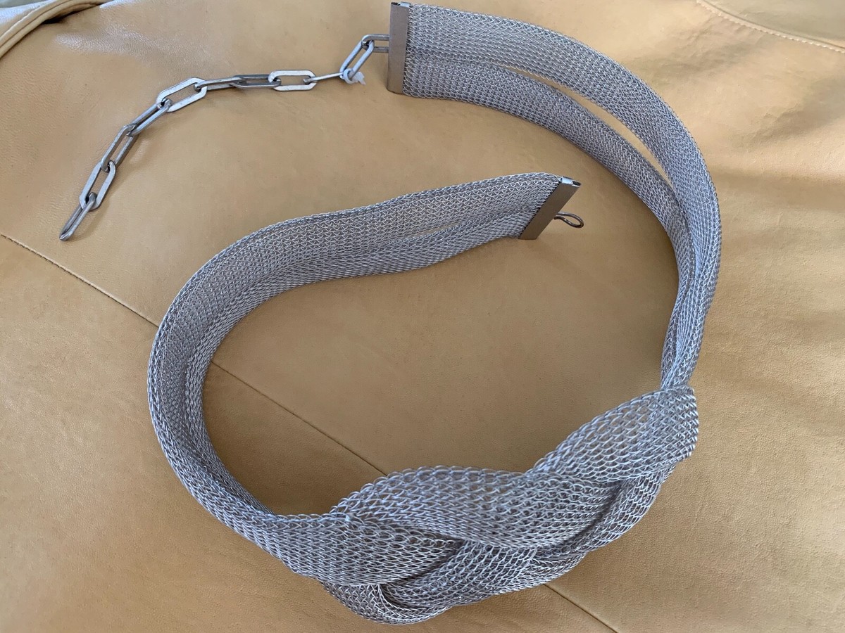 Silver Belt Sarah Cavender Metalworks Belt, INFINITI KNOT  display picture 2