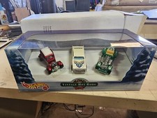 Hot Wheels Vintage Hot Rods 3 pc Christmas Holiday Set 2000