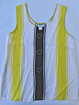 Women s Dona Mizar Silk Dress Size 44 ( medium) Multicolor Made In Italy