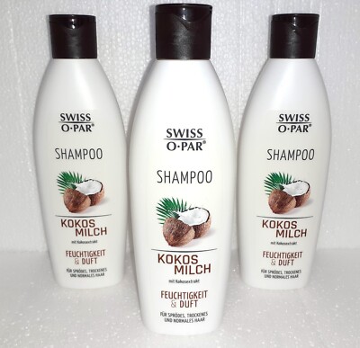 Kokos-Milch Shampoo  Swiss-O-Par  3 x 250 ml 