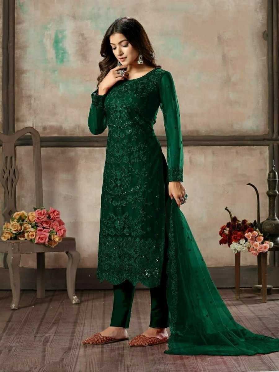 Indian ethnic ready to wear Suit multicolor Dress | eBay
