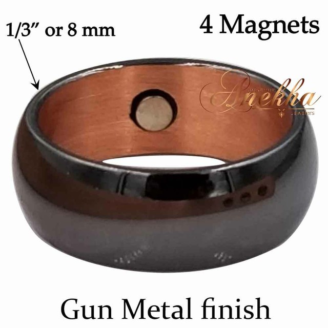 MAX THERAPY 4x3000G PURE SOLID COPPER RING ARTHRITIS 910 MEN
